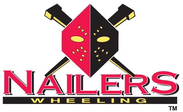 wheeling nailers 1996-2003 primary logo iron on transfers for clothing
